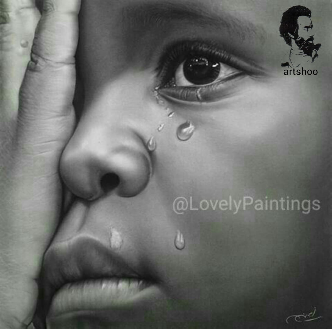 آموزش نقاشی سیاه قلم